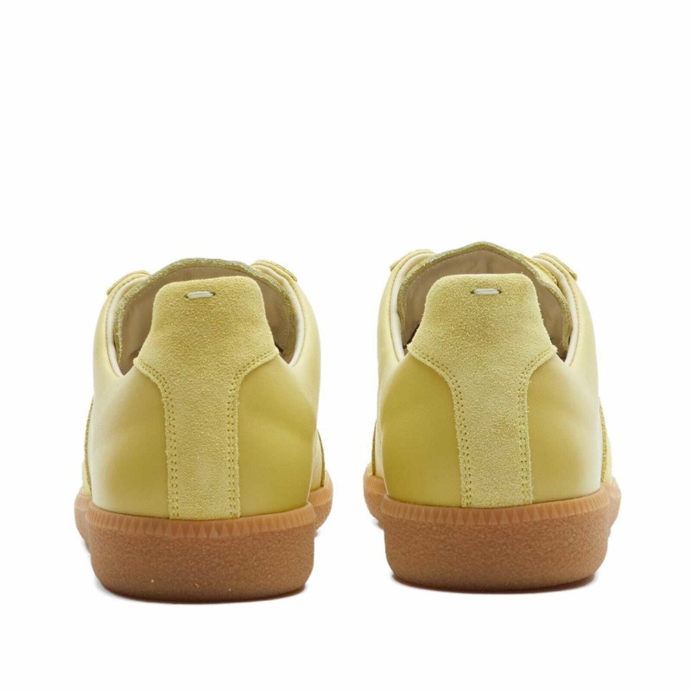 Maison Margiela leather suede GAT sneakers quiet luxury wheat color - Picture 10 of 11